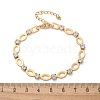 304 Stainless Steel Rhinestone Cup Chain Bracelets for Women BJEW-F488-26C-G-5