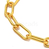 Brass Paperclip Chains Bracelets for Women BJEW-G703-09G-2