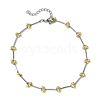 201 Stainless Steel Bar Link  Chain Anklets for Women AJEW-AN00640-2