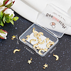 Beebeecraft 20Pcs 2 Style Brass Pendants KK-BBC0002-53-7