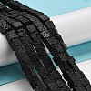 Natural Lava Rock Beads Strands G-C084-E08-01-2