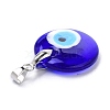 Handmade Evil Eye Lampwork Pendants LAMP-C001-02A-3