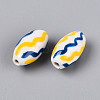Handmade Porcelain Beads PORC-T134-15C-2