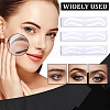 24Pcs 3 Styles Plastic Eyebrow Tattoo Practice Skin AJEW-CP0009-58A-6