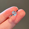 925 Sterling Silver with Cubic Zirconia Finger Rings FS-WGFD4D7-05-3