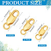 6Pcs 3 Styles 925 Sterling Silver Lobster Claw Clasps STER-ME0001-33G-2