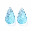 Transparent Handmade Bumpy Lampwork Beads LAMP-T017-13F-2