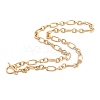 Ion Plating(IP) 304 Stainless Steel Figaro Chain Necklaces NJEW-O124-03G-2