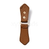 PU Imitation Leather Sew on Toggle Buckles FIND-WH0114-34KCG-2