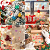 4 Sets Unfinished Wood Cutouts Ornaments WOOD-SC0001-91B-5