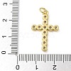 Rack Plating Brass Micro Pave Cubic Zirconia Pendants KK-K392-17B-G-3