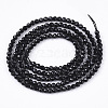 Electroplate  Opaque Solid Color Glass Beads Strands EGLA-N002-03A-2