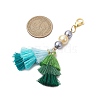 3Pcs Polycotton Tassel Pendant Decorations HJEW-JM02928-3