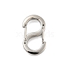 Non-Tarnish 304 Stainless Steel S Shaped Carabiner STAS-P358-01B-P-1