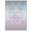 Valentine's Day Stainless Steel Metal Cutting Dies Stencils DIY-WH0289-090-1