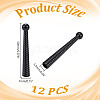 12Pcs Alloy Cord Ends FIND-HY0004-71EB-2