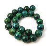 Synthetic Chrysocolla Beads Strands G-L529-B01-12mm-4