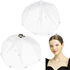 Polyester Mesh Bridal Veils AJEW-WH0470-10A-1