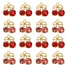 20Pcs 2 Colors Alloy Rhinestone Pendants ALRI-CJ0001-08-1