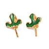 Brass Enamel Eye Pin Peg Bails KK-K399-16B-01-1
