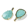 Natural Amazonite Pendants G-U002-01G-B-2