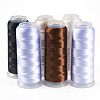 6Rolls 6 Colors Velour Yarn AJEW-TA0002-70C-3