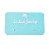 Plastic Jewelry Display Cards DIY-K032-16B-1