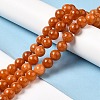 Natural Dyed White Jade Beads Strands G-M402-C04-07-2