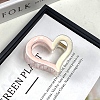 Heart Plastic Claw Hair Clips PW-WG0B616-01-1