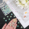 80Pcs Transparent Faceted Glass Connector Charms GLAA-SP0001-88F-02-3