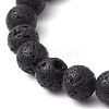 Natural Mixed Gemstone Beaded Stretch Bracelets for Women Men BJEW-JB11280-5