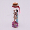 Mini Glass Wishing Bottles GLAA-WH0018-77F-1