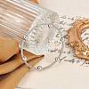 Brass Micro Pave Clear Cubic Zirconia Chain Bracelets for Women BJEW-M047-02P-3