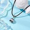 Seed Beads Loom Round Pendant Necklaces NJEW-MZ00060-2