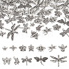  48Pcs 12 Style Tibetan Style Alloy Pendants FIND-TA0002-91-10