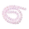 Plating Natural Selenite Beads Strands G-G120-A01-02-01-3