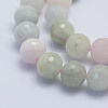 Natural Morganite Beads Strands G-L478-20-12mm-2