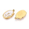 304 Stainless Steel Pendants STAS-N111-05G-2