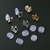 12Pcs 3 Colors Brass Clip-on Earring Findings KK-FS0001-33-2