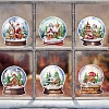 6Pcs Christmas DIY Diamond Painting Sticker Kits PW-WGE2430-01-2