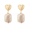 Heart Baroque Pearl Vintage Style Earrings GC6827-1-1