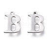 Tarnish Resistant 304 Stainless Steel Charms STAS-H112-B-P-1
