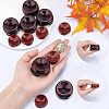 Wood Decoration Accessories Display Bases for Gemstone DJEW-CA0001-02-7