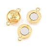 304 Stainless Steel Magnetic Clasps with Loops STAS-P452-04E-G-2