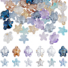 120Pcs 12 Styles Transparent Glass Beads GLAA-SC0002-54-1