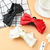 3Pcs 3 Colors Bowknot Cloth Claw Hair Clips PHAR-YW0001-02-1