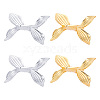 AHADERMAKER 4Pcs 2 Colors Alloy Display Holder ODIS-GA0001-27-1