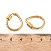 304 Stainless Steel Locking Carabiner STAS-C092-01B-G-3