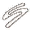 201 Stainless Steel Cuban Link Chain Necklaces NJEW-L173-022P-2