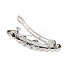 Alloy Hair Barrettes OHAR-H010-01A-P-3